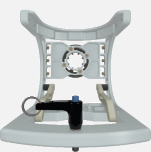 Hillaero MR850 FAA certified mountable bracket for Air Ambulance Airmed Helicopter or Fixed Wing Aircraft FRONT